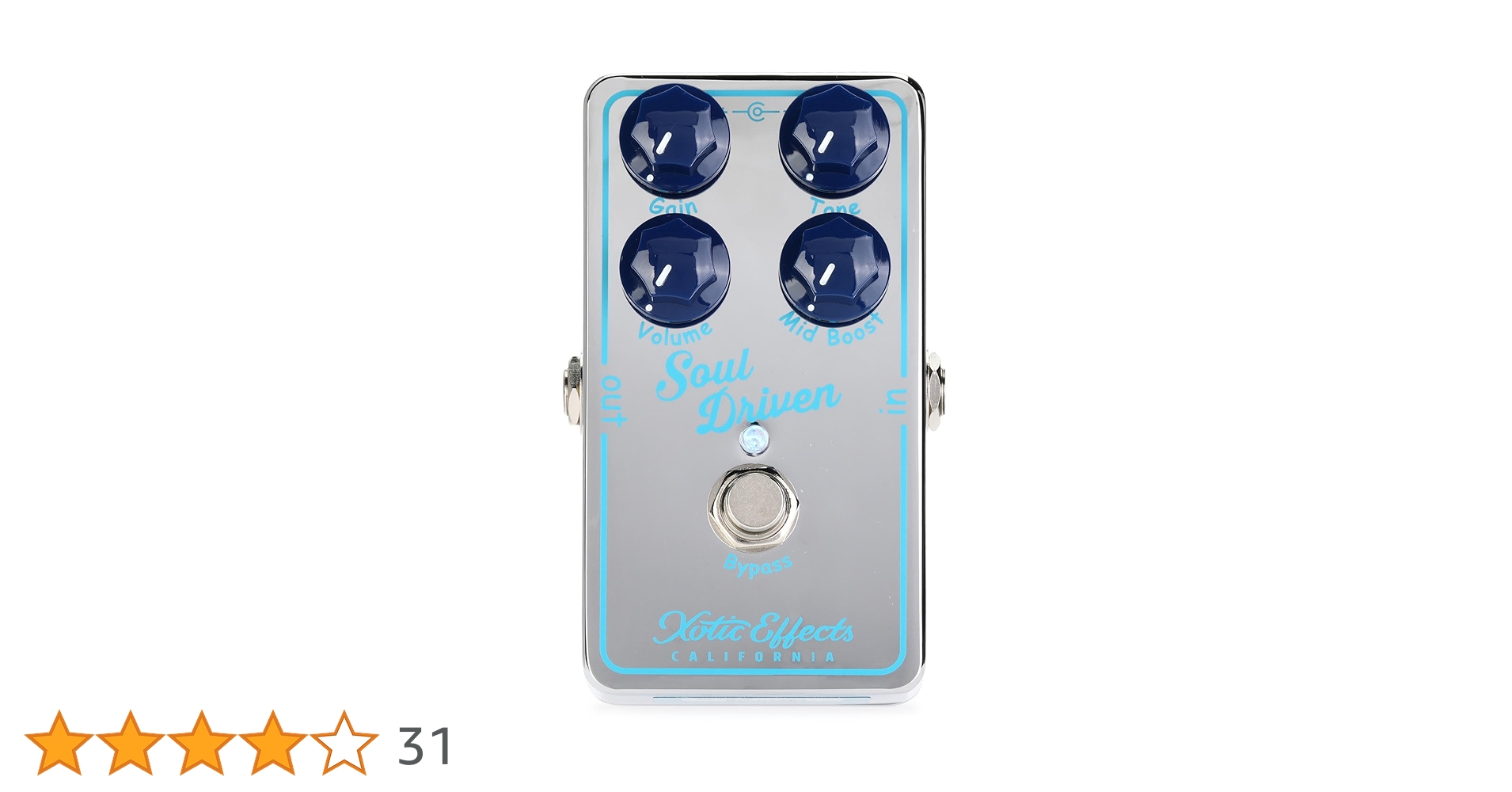Amazon | Xotic Effects Soul Driven Boost & Overdrive Effects Pedal